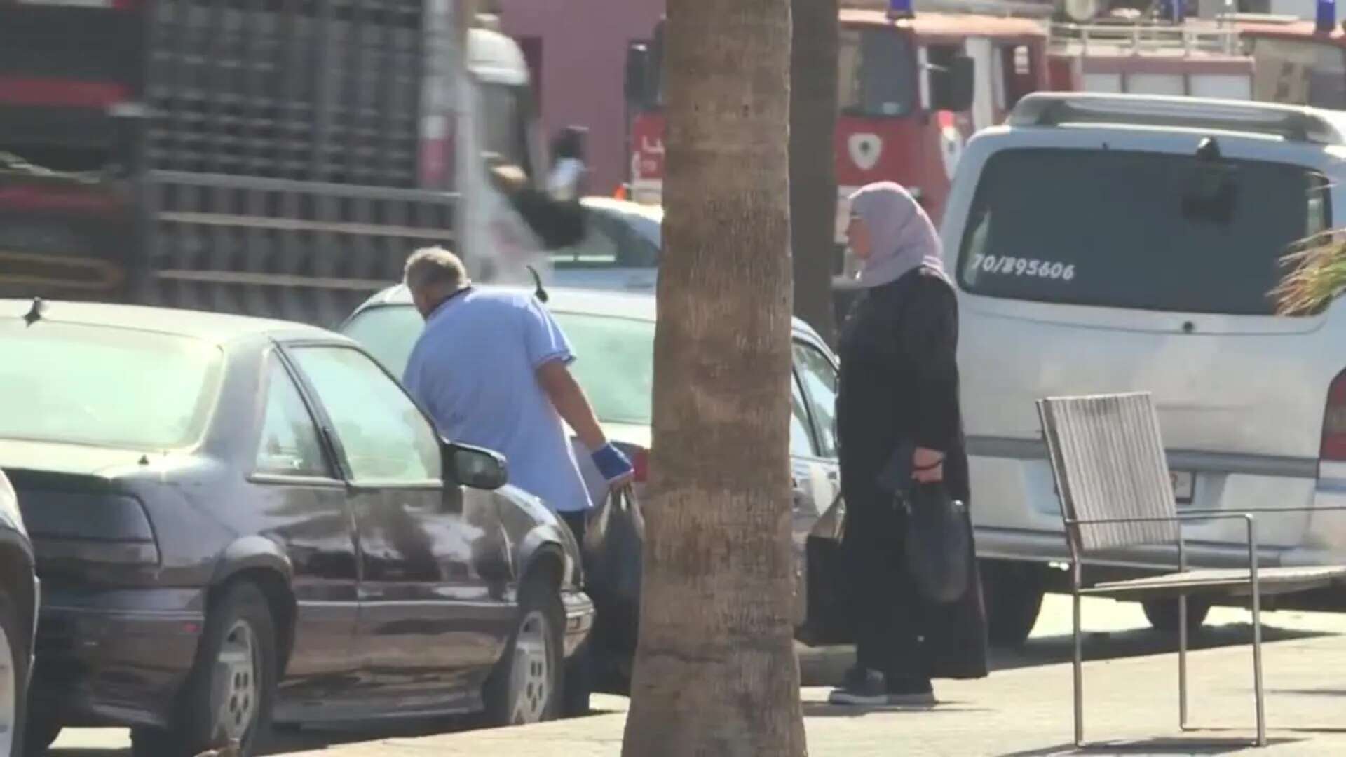 Los barcos pesqueros permanecen amarrados en el muelle de Sidón tras las amenazas de bombardeos israelíes