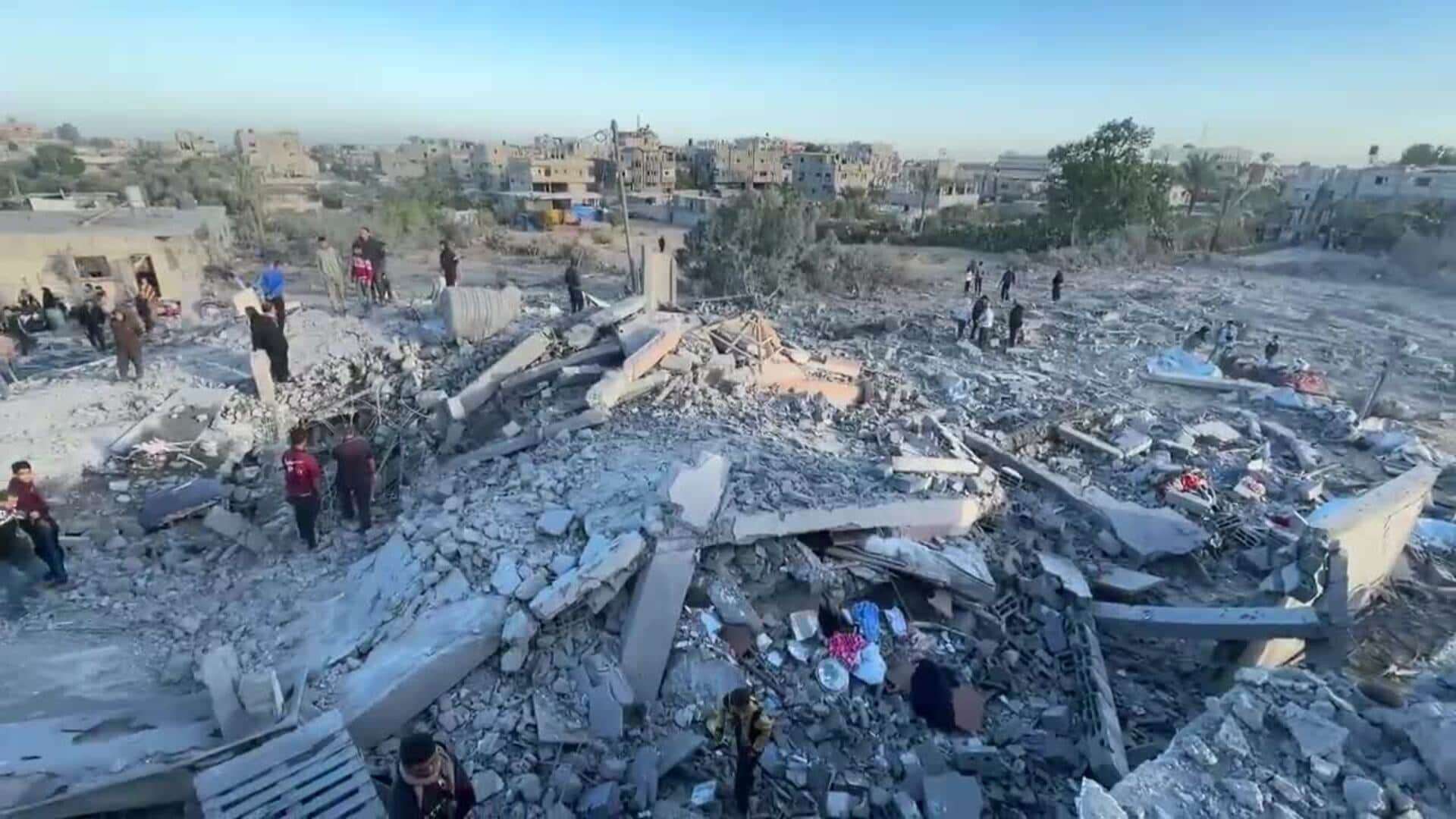 Los bombardeos israelíes dejan al menos 38 muertos en Jan Yunis