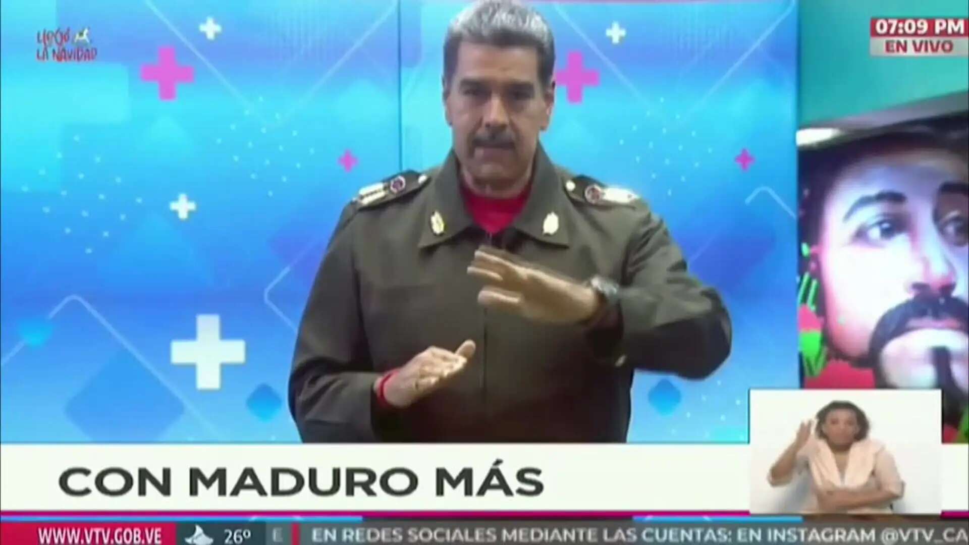 Maduro llama a fortalecer la defensa armada de Venezuela para disuadir