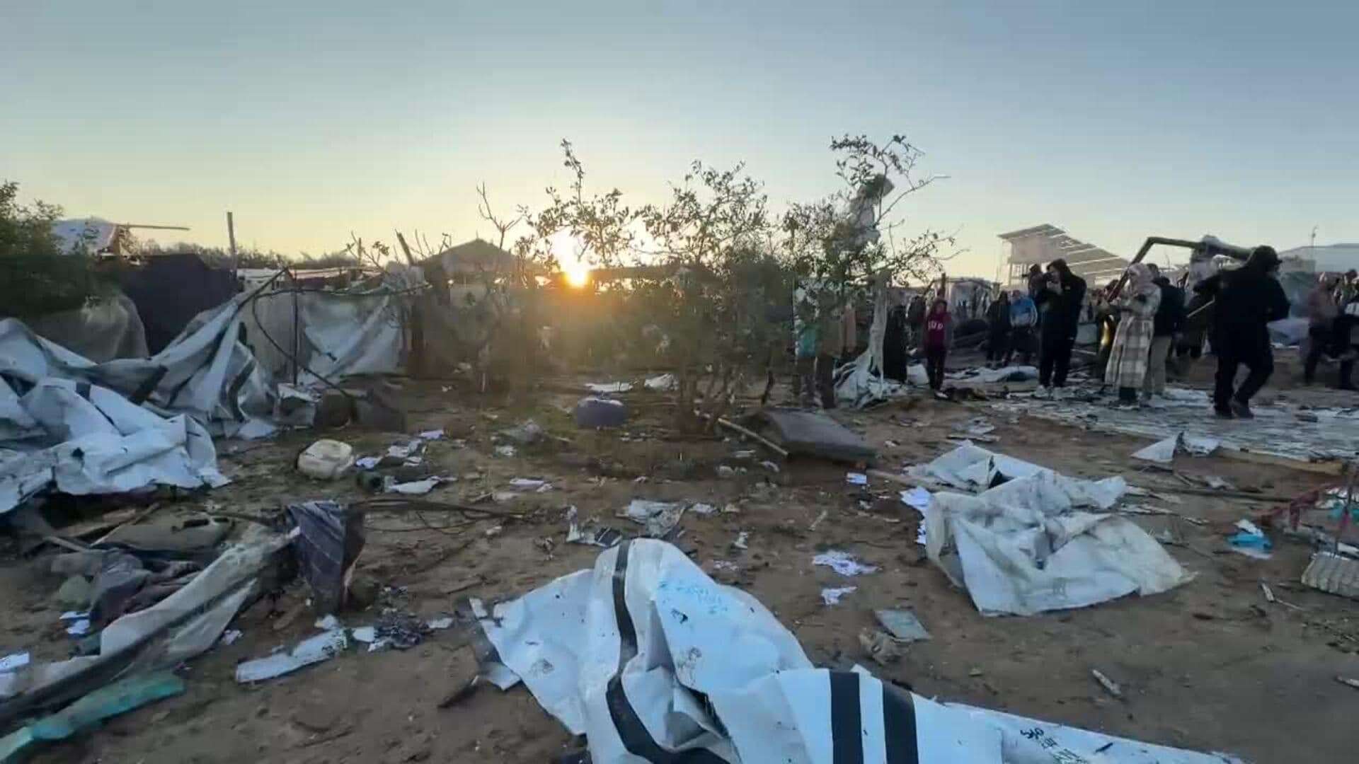 Un ataque israelí en una zona humanitaria de Gaza deja al menos 11 muertos