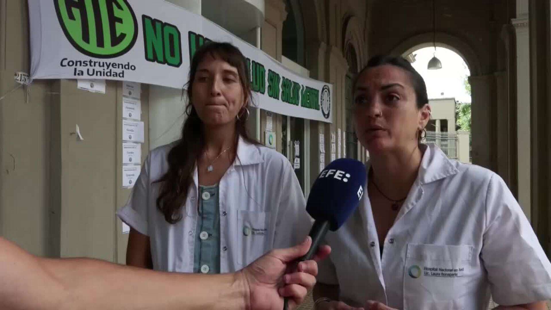 Médicos denuncian desocupación del único hospital de salud mental nacional de Argentina