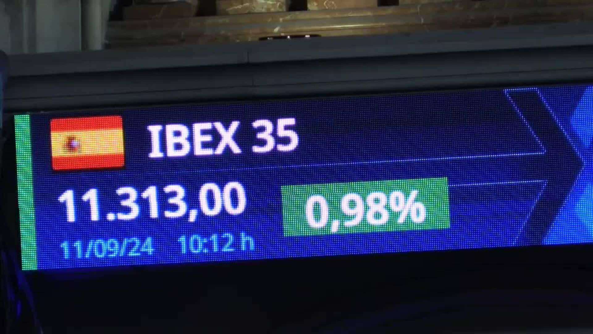 El IBEX sube el 0,96 % impulsado por Inditex, que se dispara casi un 4 % tras resultados