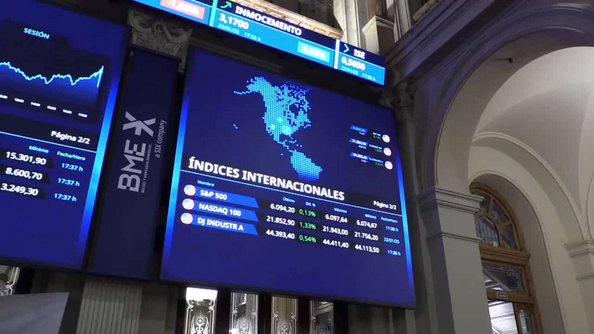 La Bolsa española sube el 0,92 % y se acerca a 12.000 puntos por la banca y Wall Street