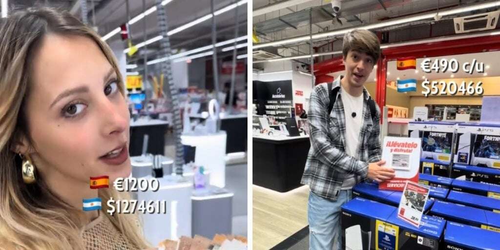 Unos argentinos en España muestran sorprendidos todo lo que pueden comprar con un sueldo medio: «Te dejo el precio»