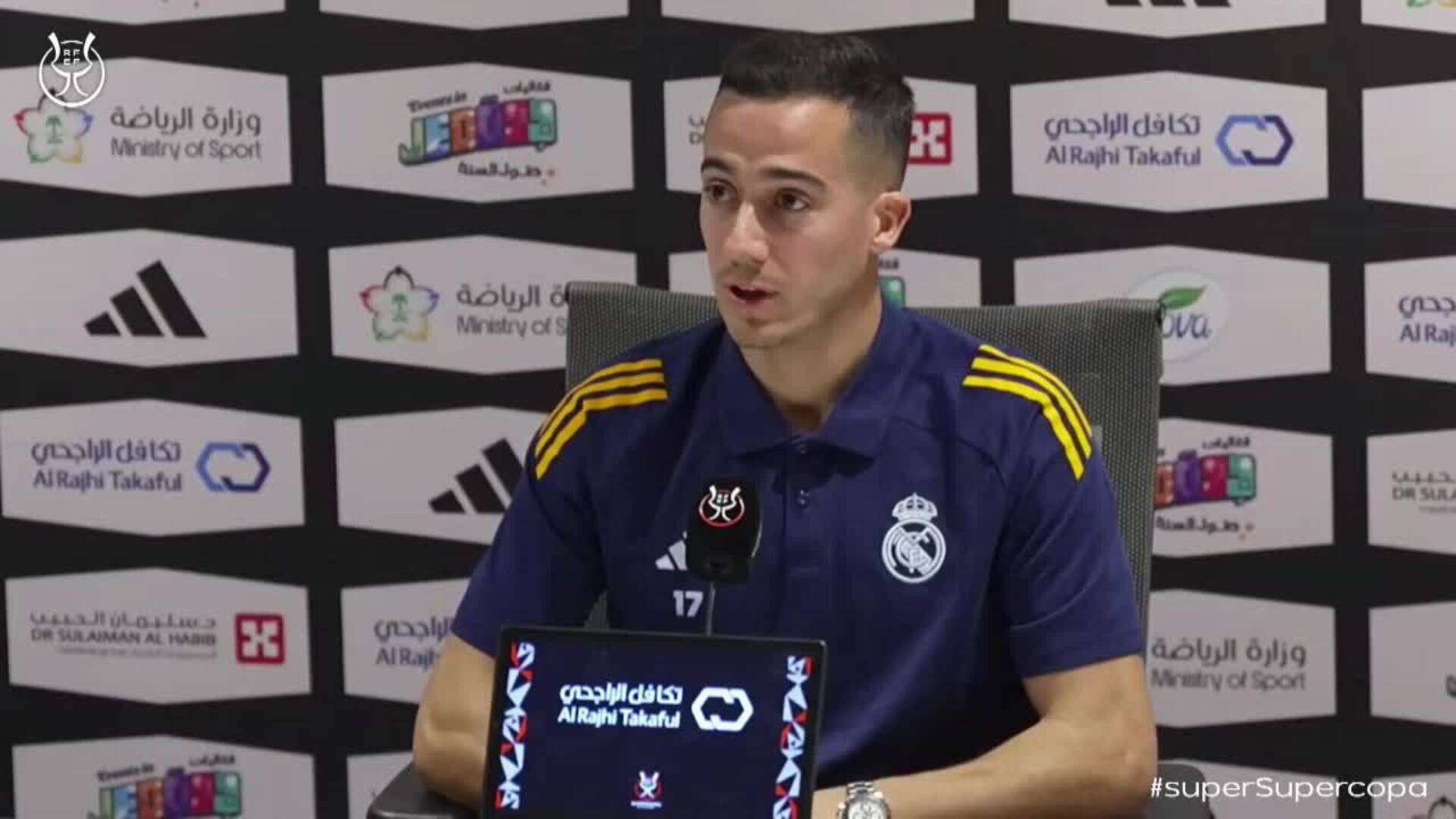 Lucas Vázquez asegura que confía en las instituciones y las normas respecto al caso Olmo