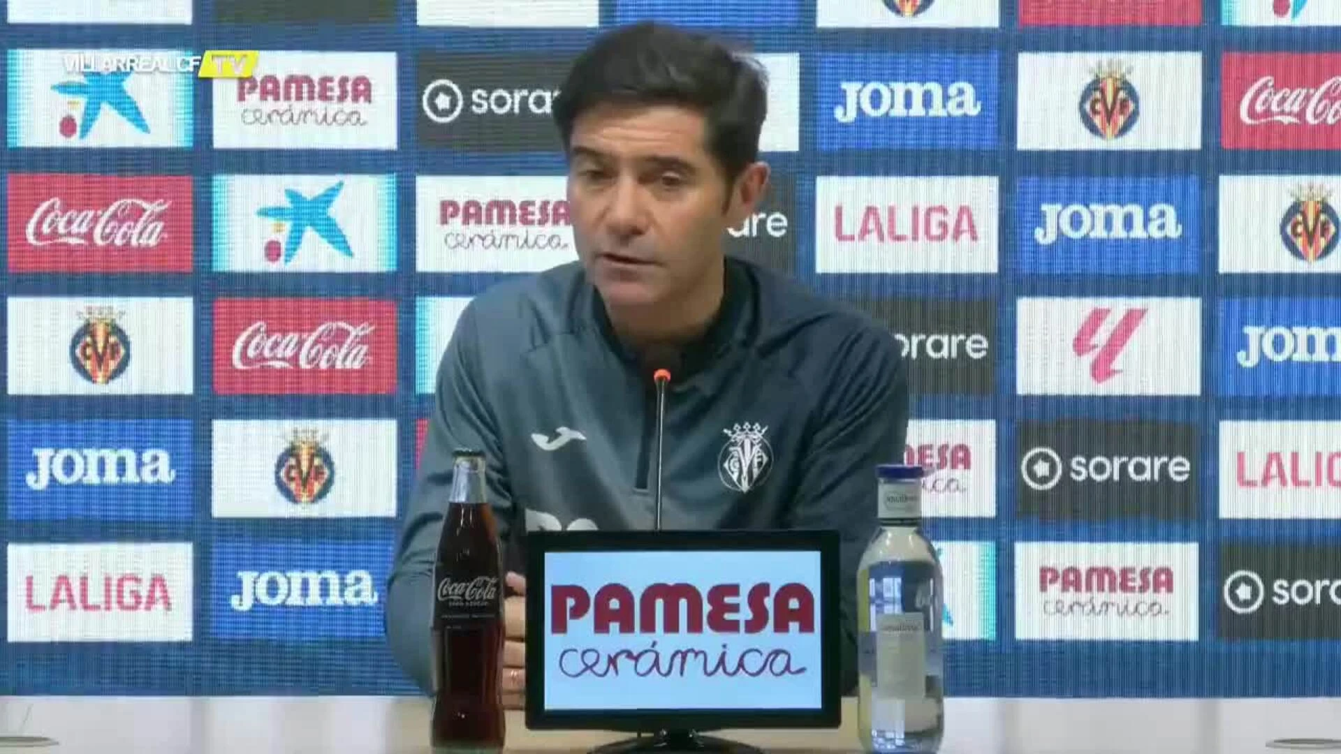 Marcelino: Debemos estar centrados y evitar errores, porque el Madrid no suele perdonar