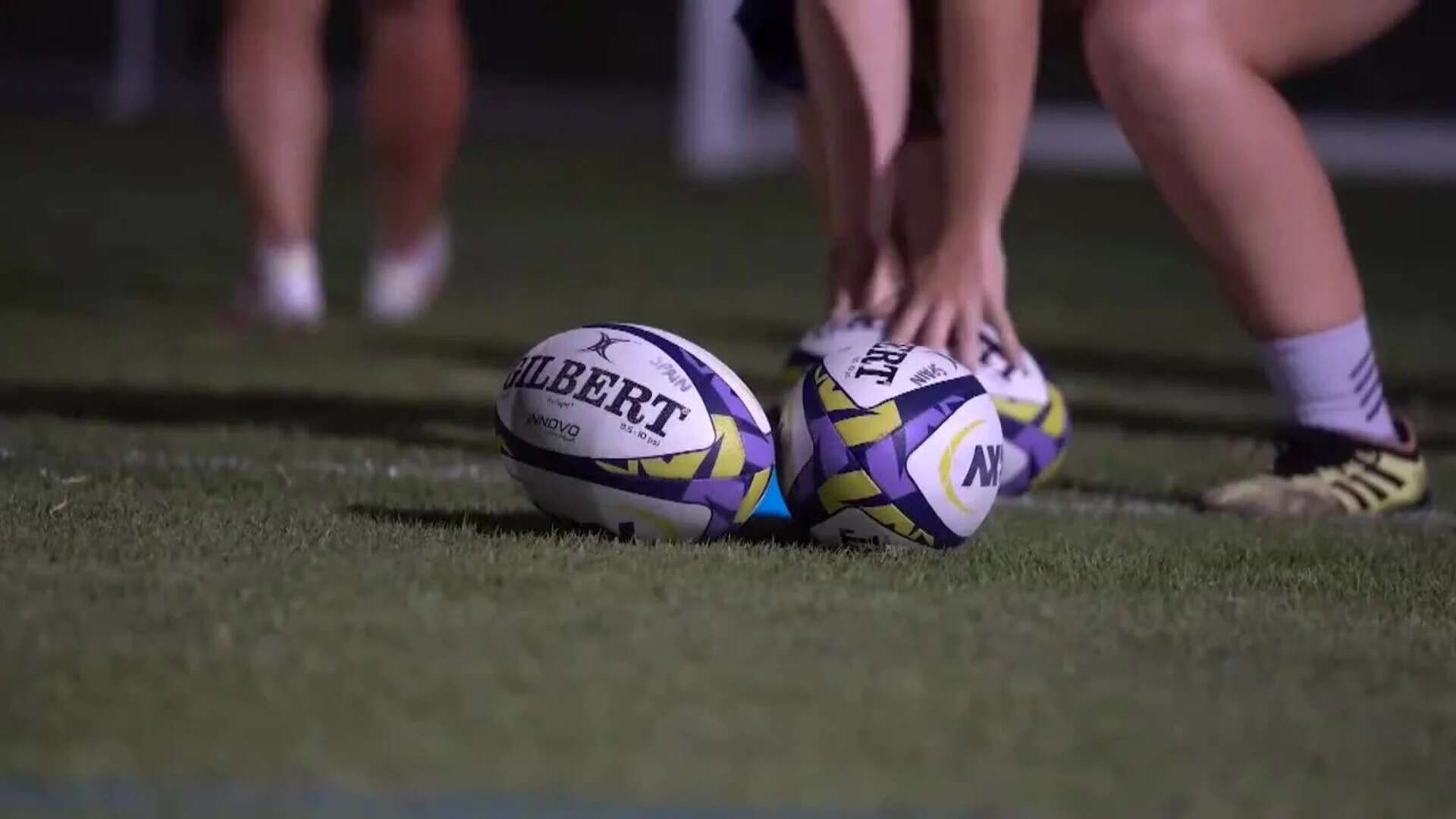 Entrenamiento de la selección española femenina de rugby ante su encuentro con Países Bajos este sábado