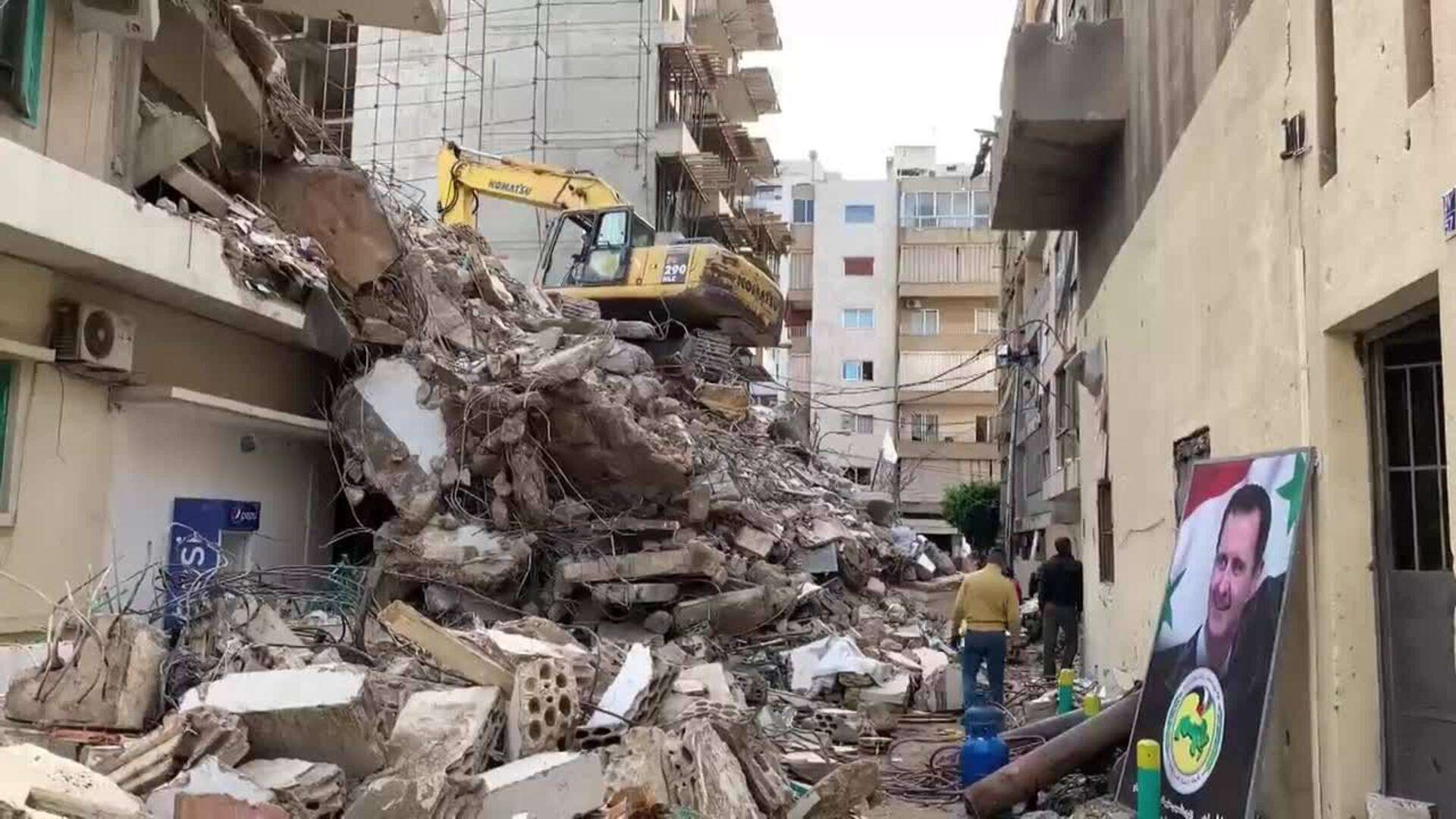 Así quedó la sede del Partido Baaz en Beirut tras el bombardeo israelí en el que murió el portavoz de Hizbulá