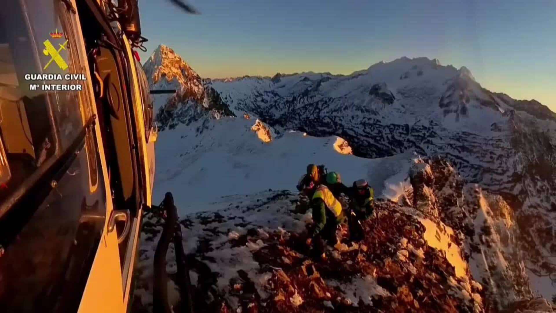 Rescatados 15 montañeros desde el viernes en el Pirineo aragonés, varios sin preparación