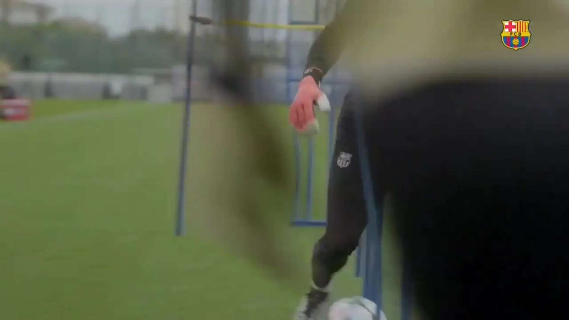 Fermín hace una parte del entrenamiento con el grupo y acelera su recuperación