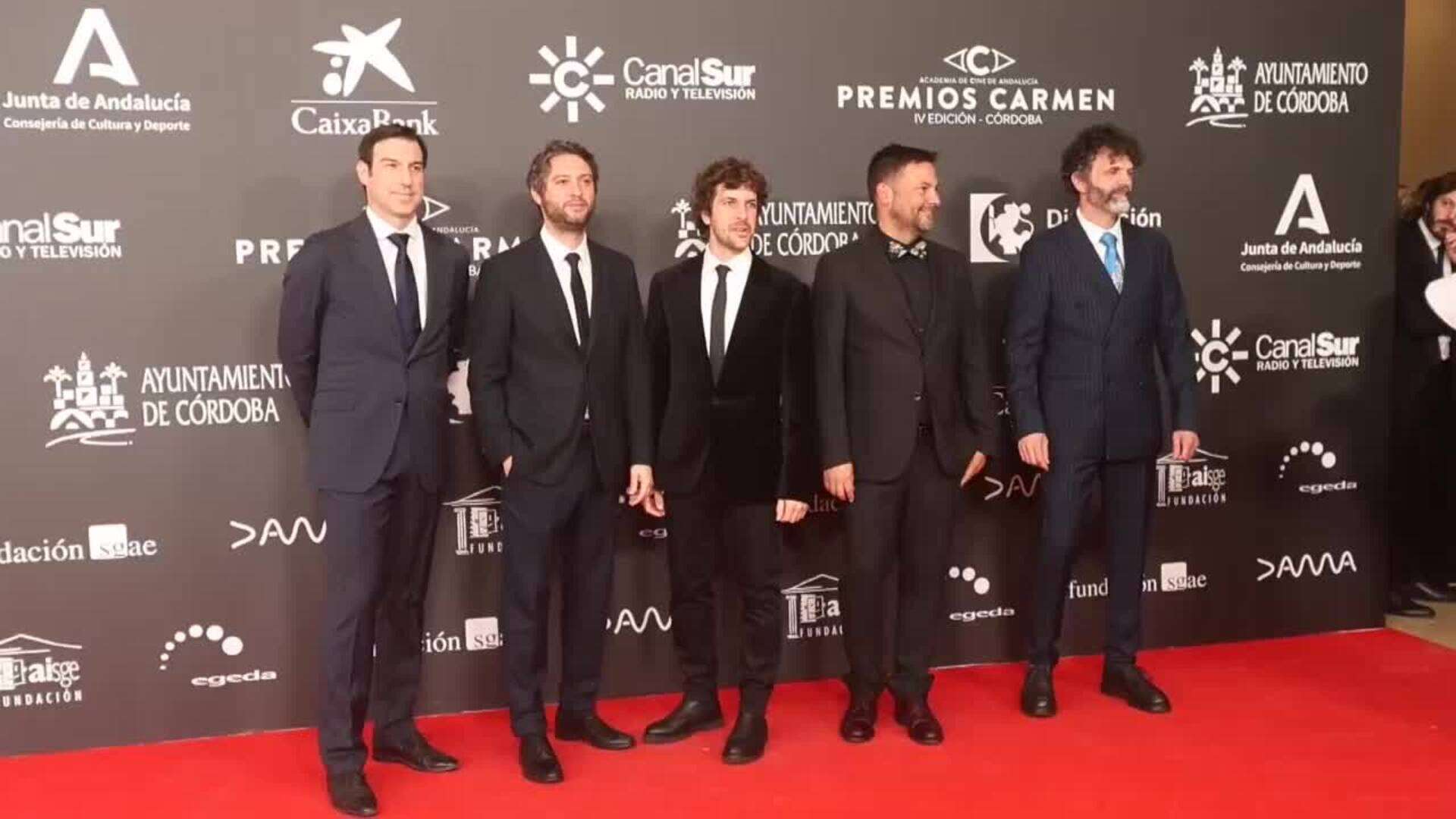 La alfombra roja abre en Córdoba la fiesta de los premios del cine andaluz