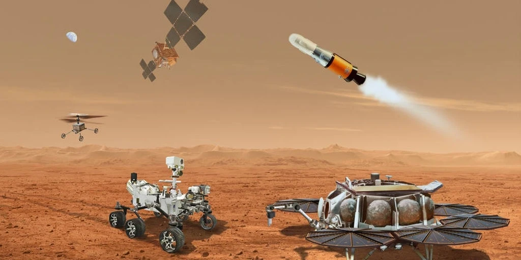 La NASA enviará a Marte dos nuevos helicópteros para recoger muestras