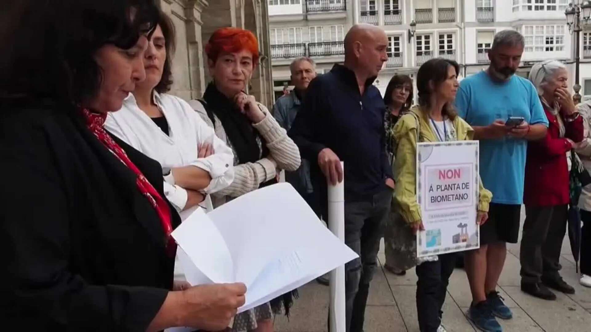 La plataforma 'Lugo non quere cheiros' protesta contra la implantación de planta de biometano