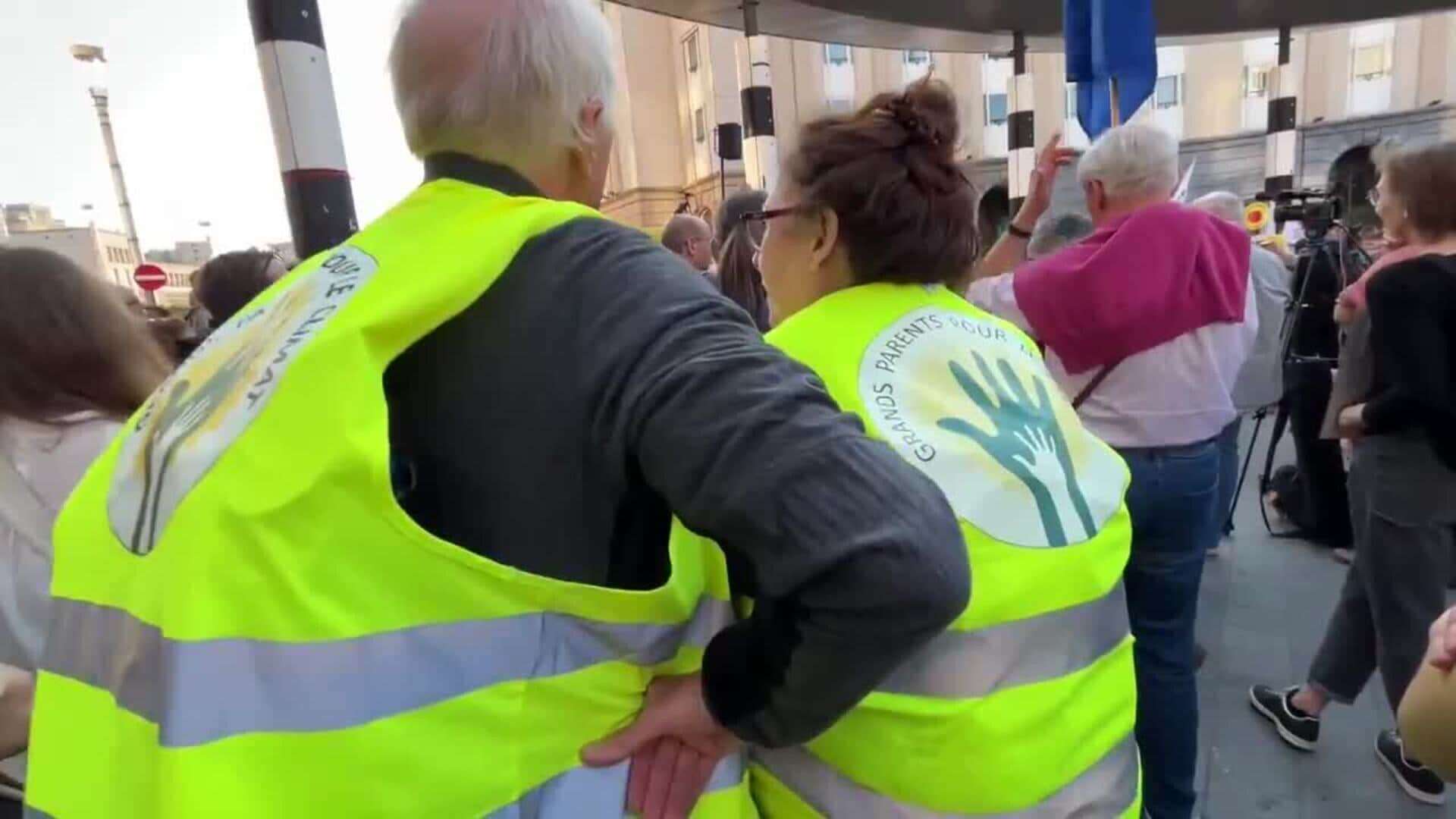 Una protesta de Fridays for Future en Bruselas pide más compromiso climático a la UE