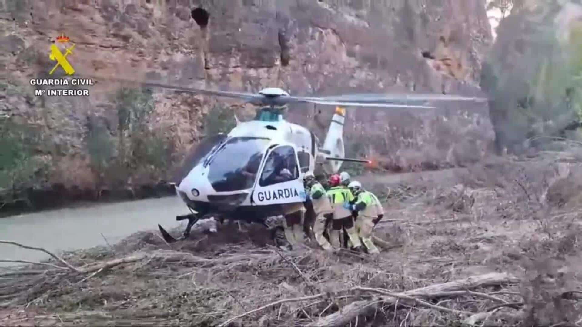 La Guardia Civil recupera el cuerpo de la última persona desaparecida en Letur (Albacete)