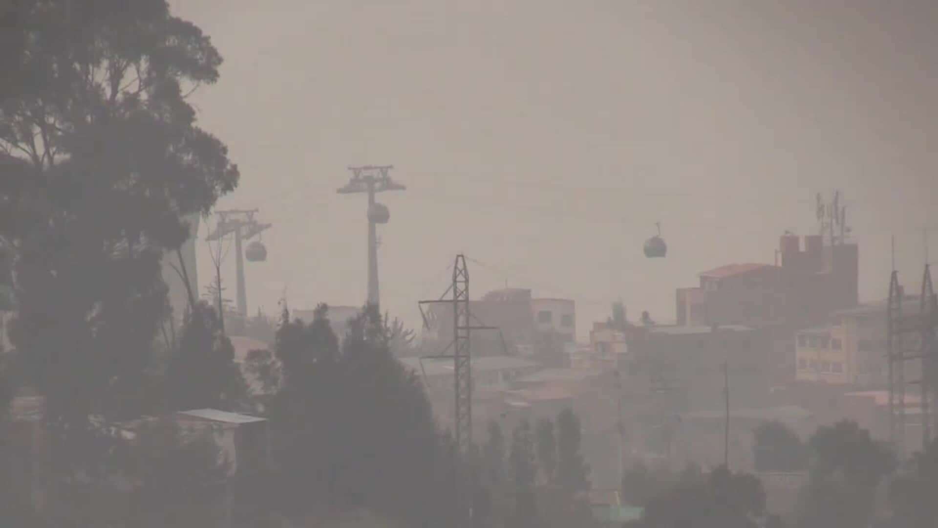 Incendios forestales en Bolivia paralizan vuelos y obligan a clases virtuales por grave contaminación