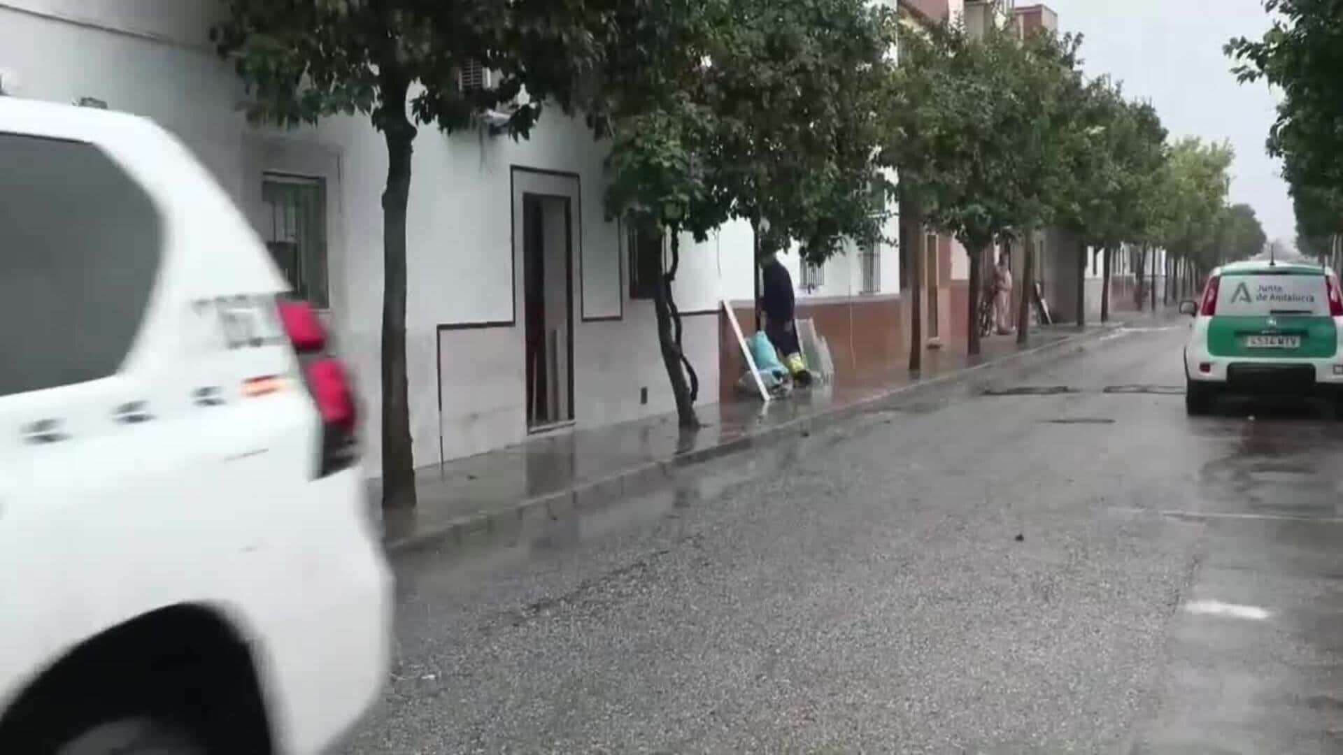 Jerez (Cádiz) sigue en alerta permanente ante el posible desbordamiento del río Guadalete