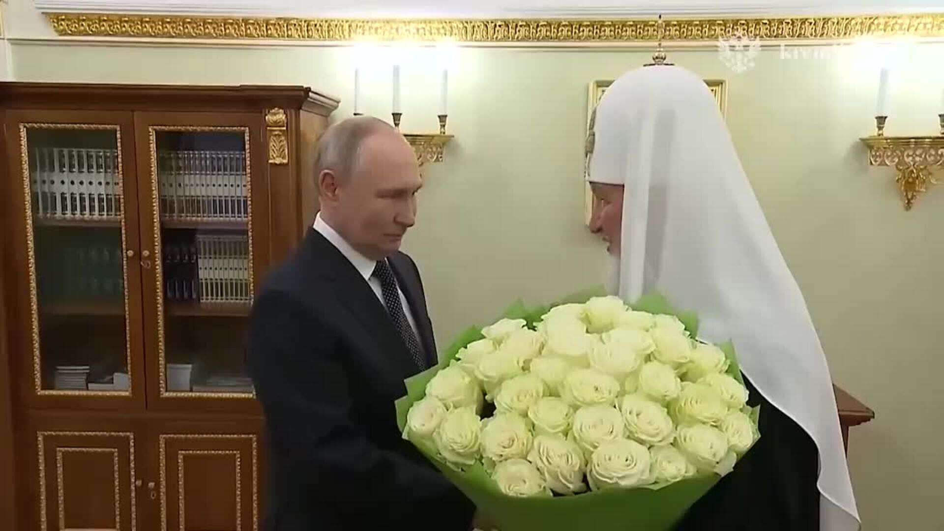 Putin felicita al patriarca Kiril por el 16 aniversario de su entronización