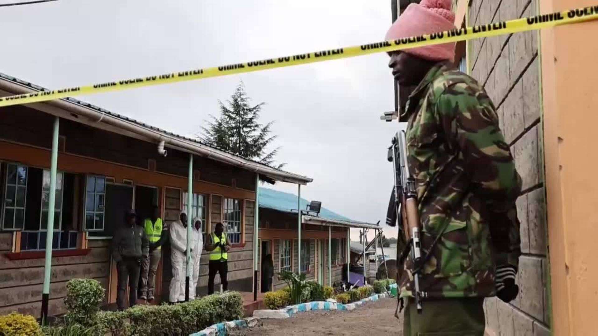 Kenia declara tres días de luto por incendio en escuela primaria