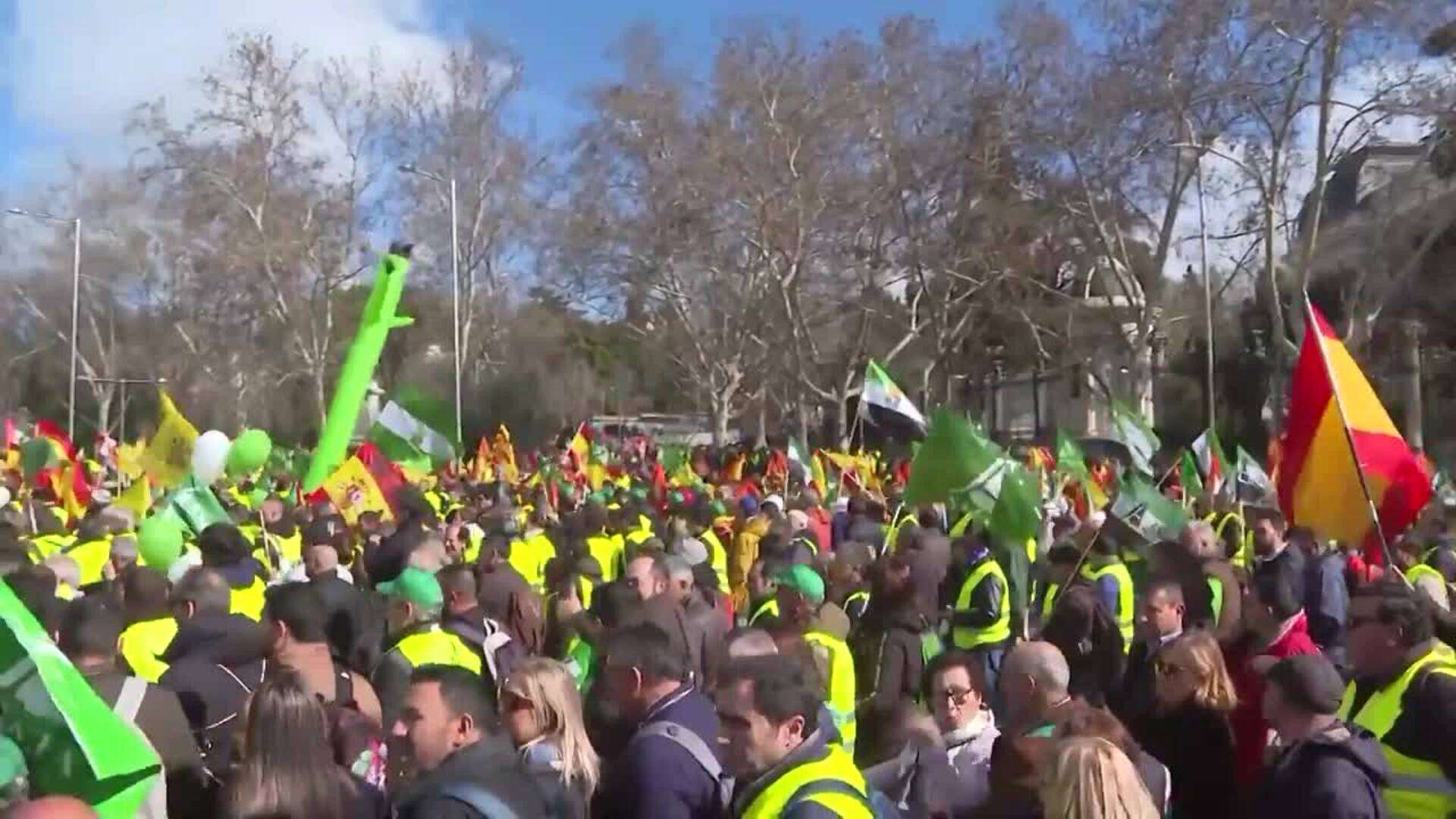 Agricultores toman las calles de Madrid contra una PAC que 