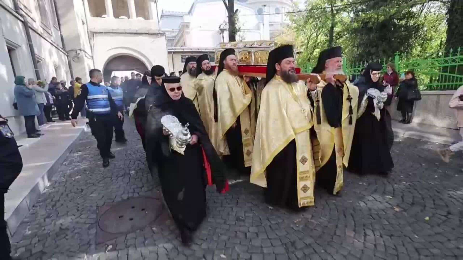 Bucarest inicia las celebraciones de San Dimitri Basarabov con una procesión solemne