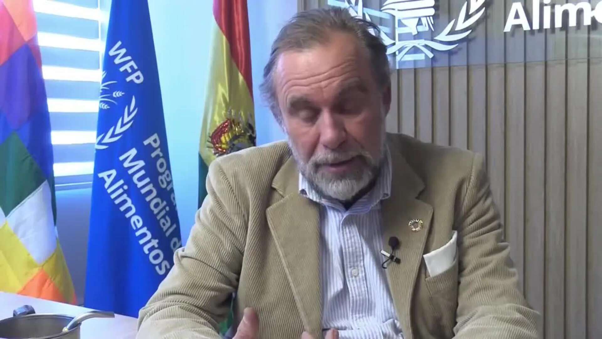 Alejandro López-Chicheri afirma que la prioridad del PMA en Bolivia es socorrer a quienes han perdido su casa