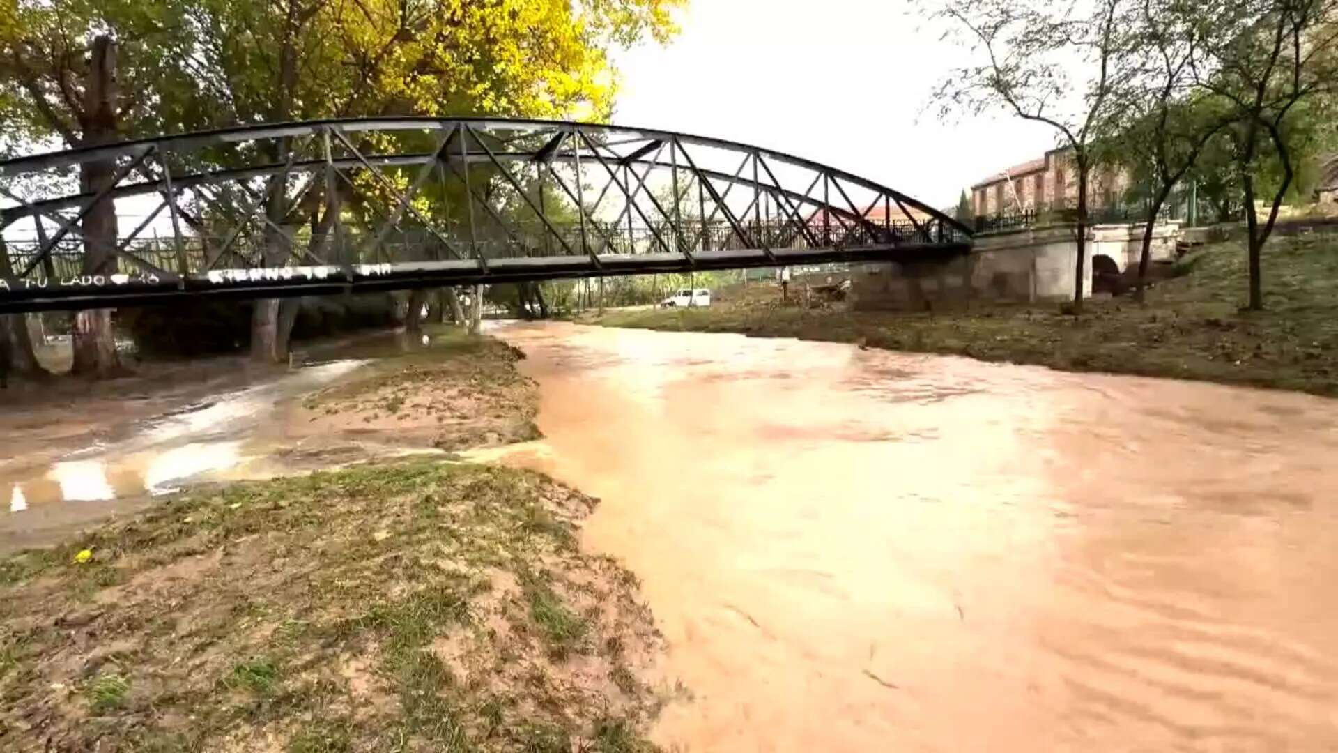 Inundaciones en Teruel por la gran crecida del río Turia