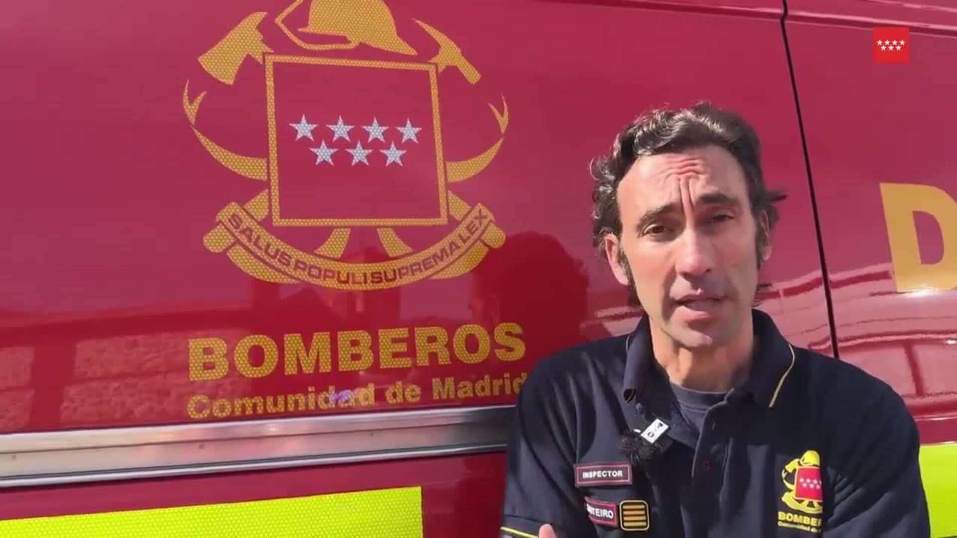 Oficial de Bomberos de Comunidad se une al contingente de ayuda contra los incendios en Bolivia