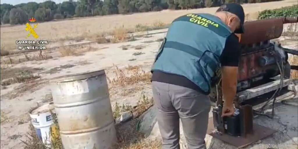 Cae un grupo criminal que llegó a robar más de 5.000 litros de gasoil en explotaciones agrarias