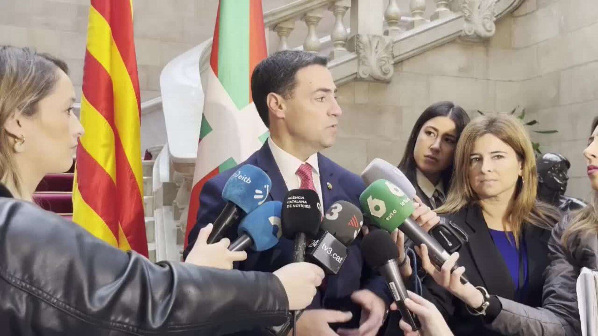 Pradales celebra que Euskadi y Cataluña 