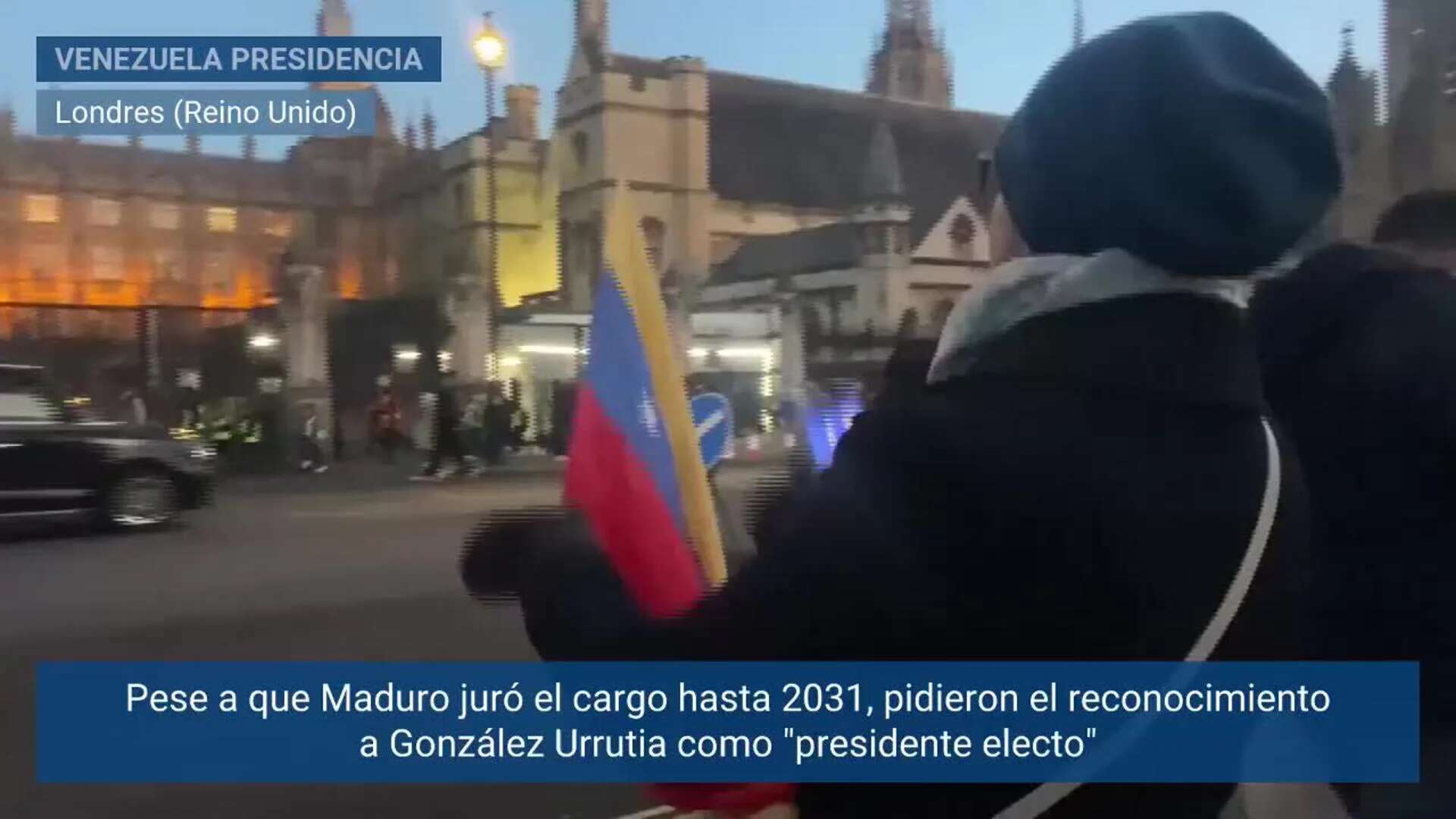 Venezolanos en Londres piden el reconocimiento a González Urrutia como 