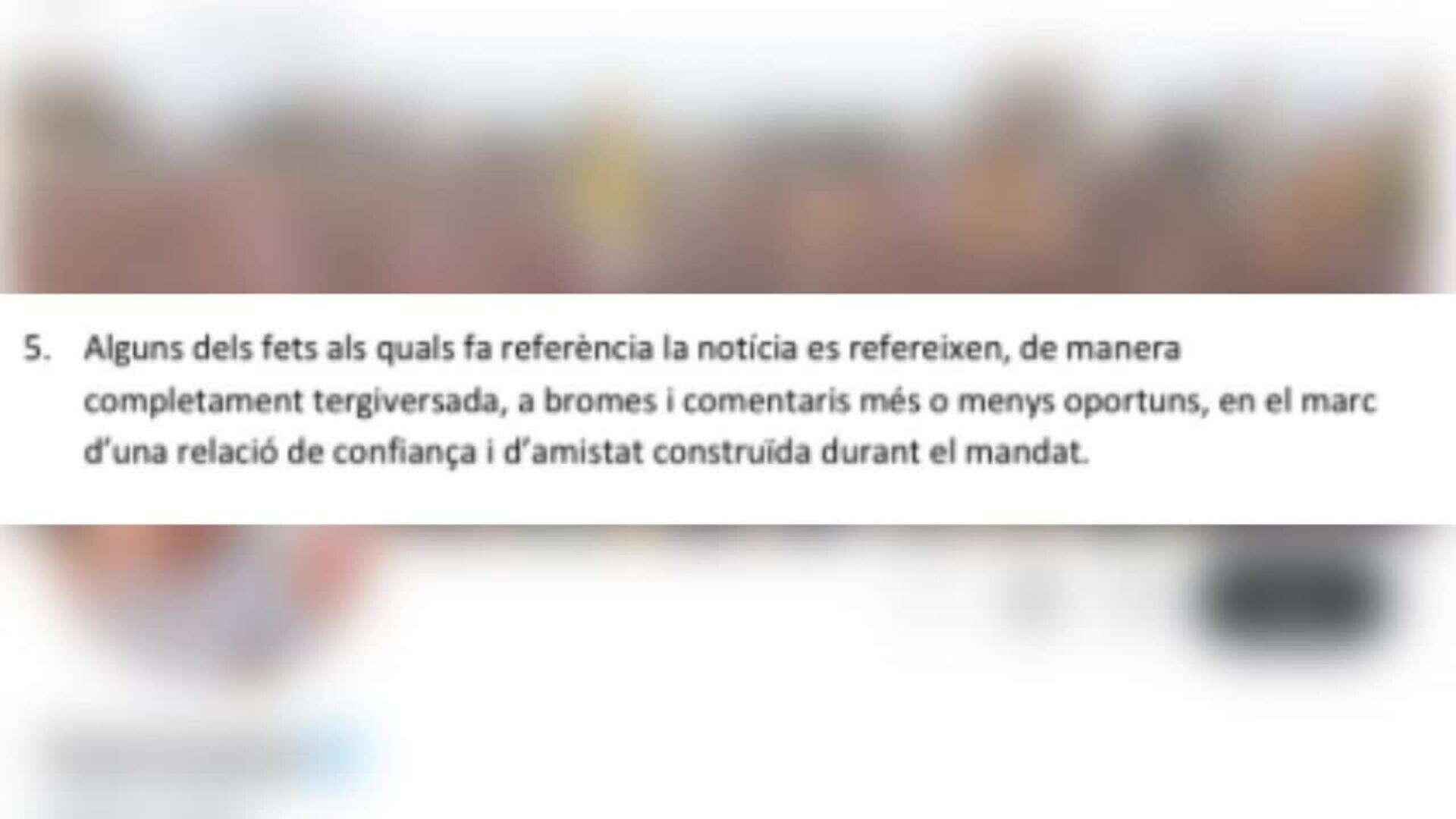 Comín niega las acusaciones de acoso y las relaciona con una posible motivación homófoba