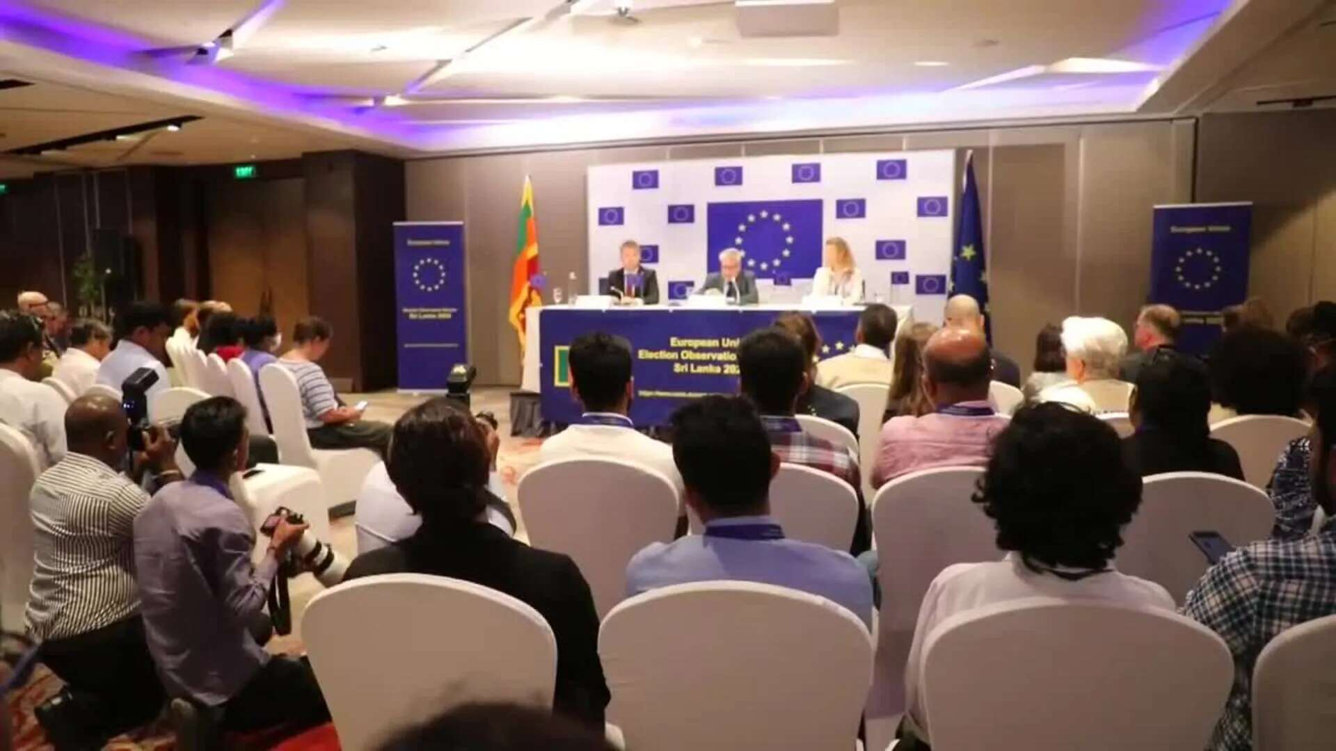 La Misión de Observación Electoral de la Unión Europea hace pública su declaración preliminar tras las elecciones presidenciales en Sri Lanka