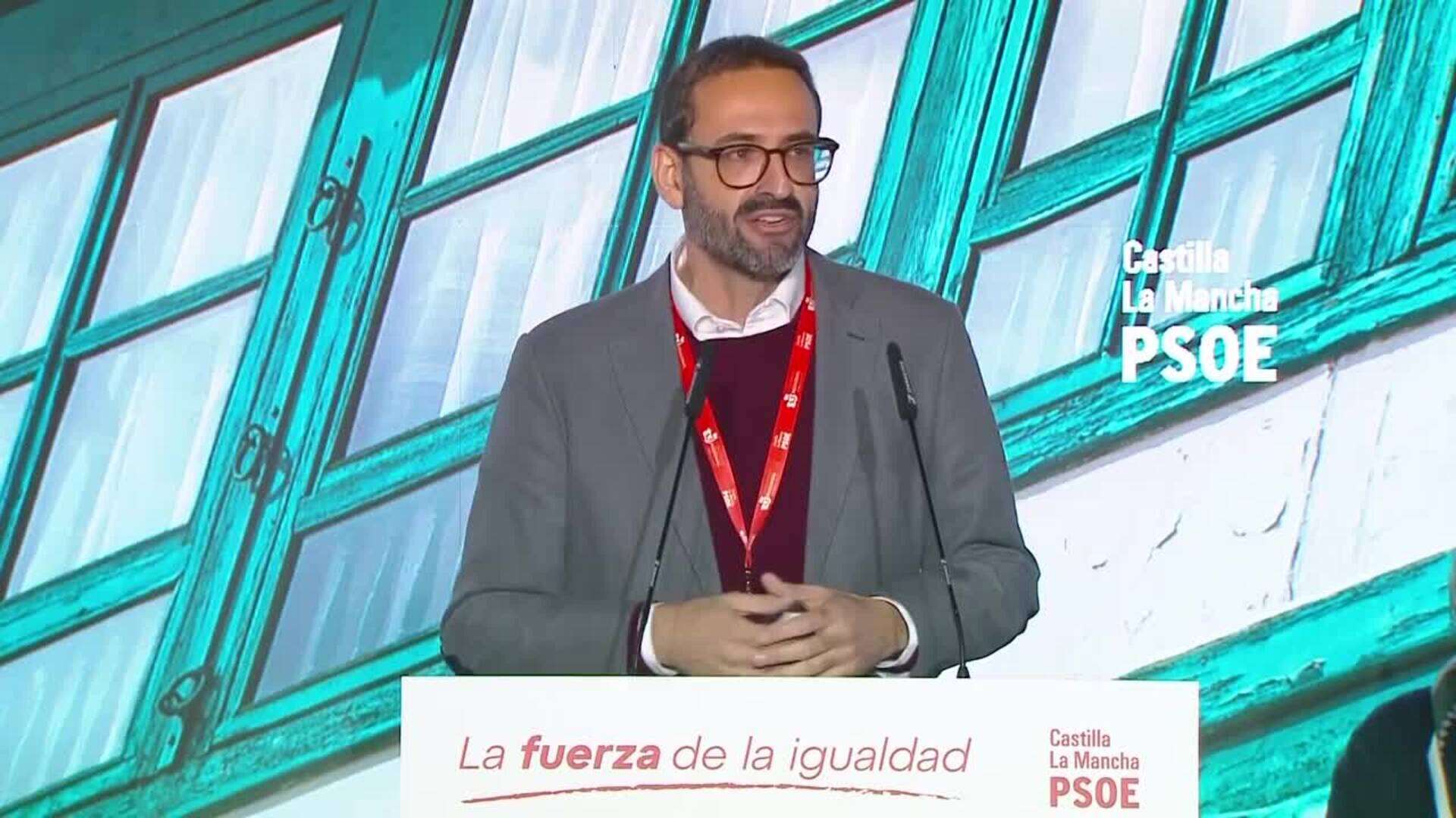 Gutiérrez abre el Congreso del PSOE CLM reivindicando socialismo ante Vox y PP