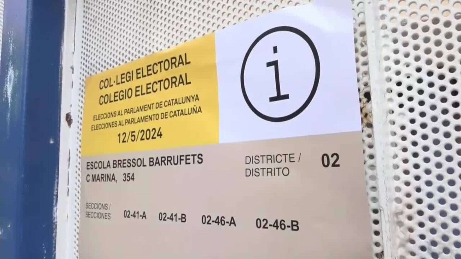 Constituyen las casi nueve mil mesas electorales en Cataluña