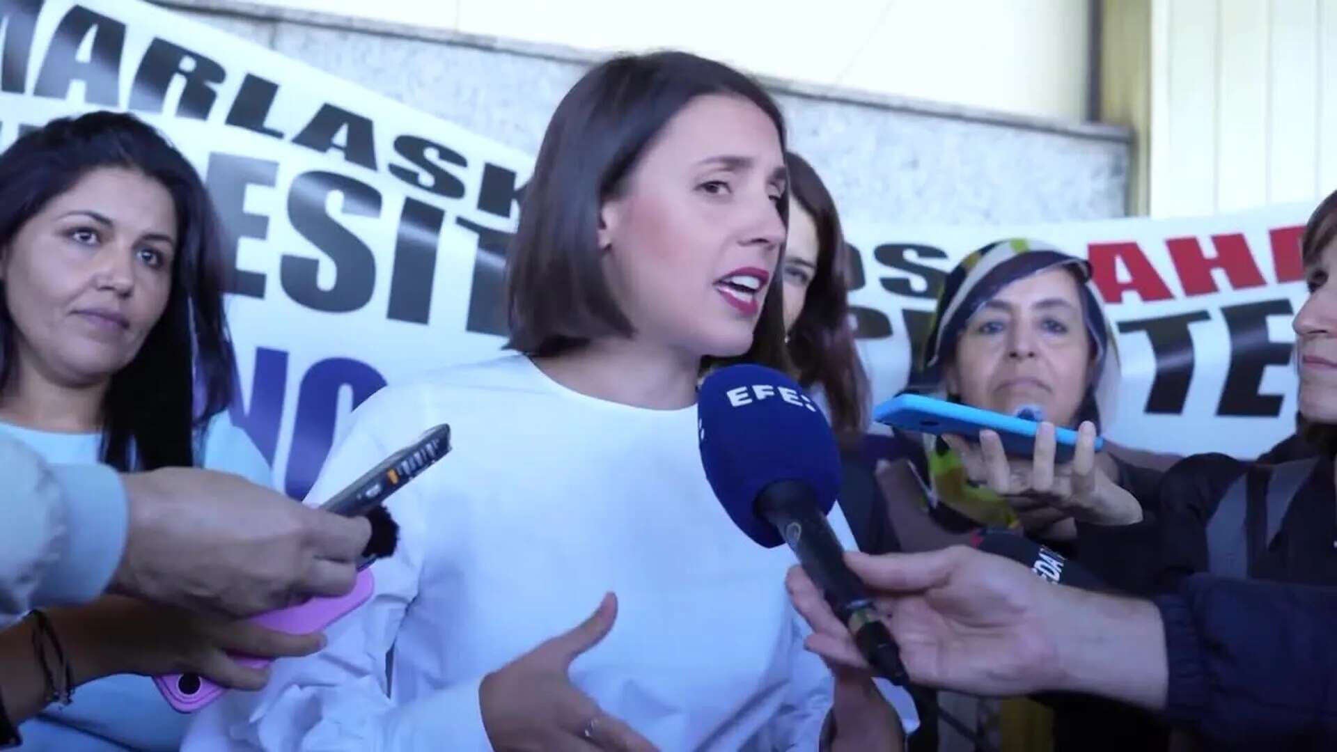 Irene Montero acusa al Gobierno de ser 