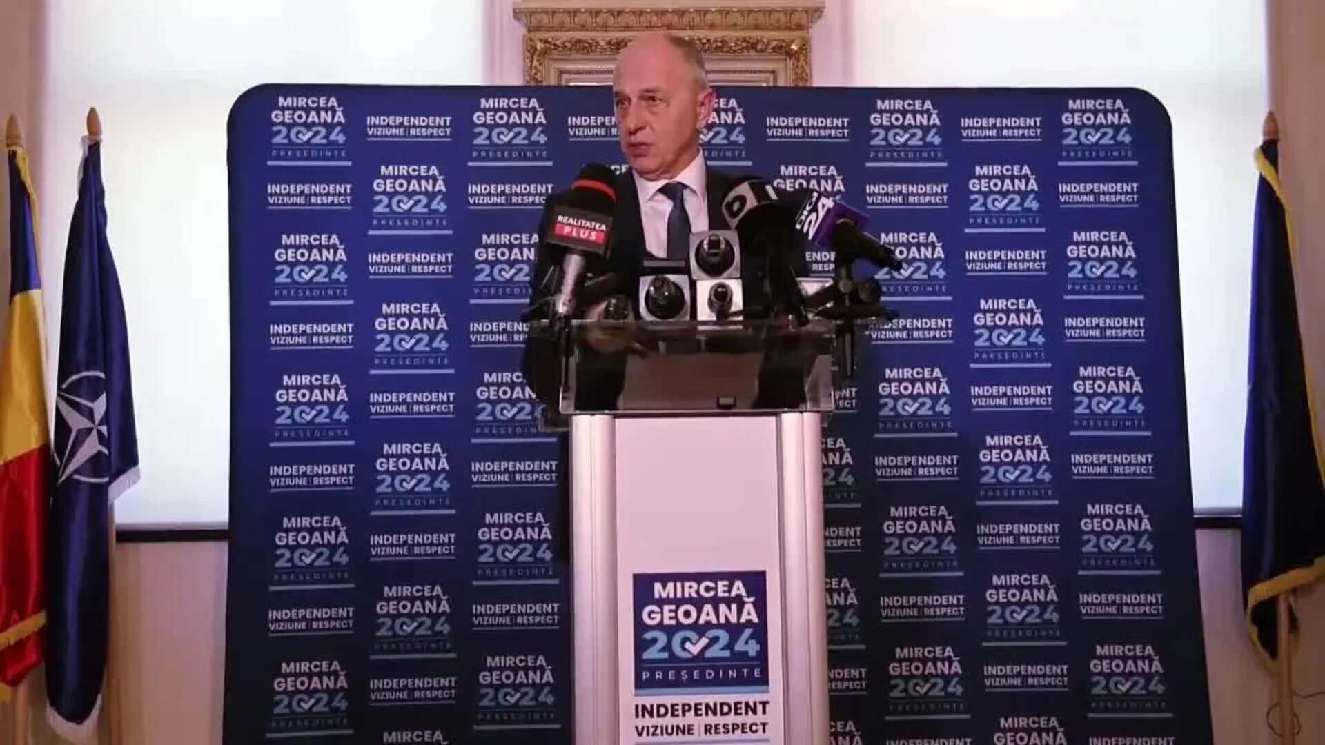 El vicesecretario general de la OTAN Mircea Geoana se presenta a las elecciones presidenciales en Rumanía