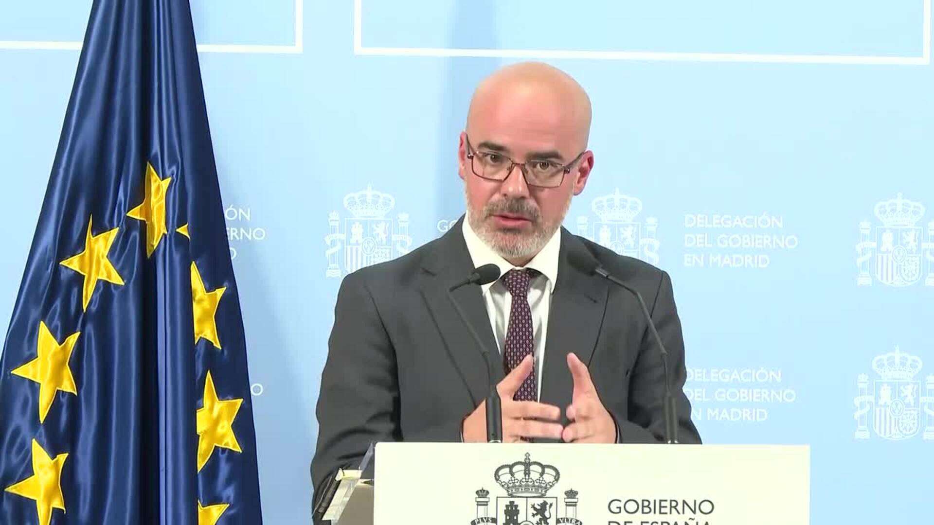 Delegado del Gobierno en Madrid: 