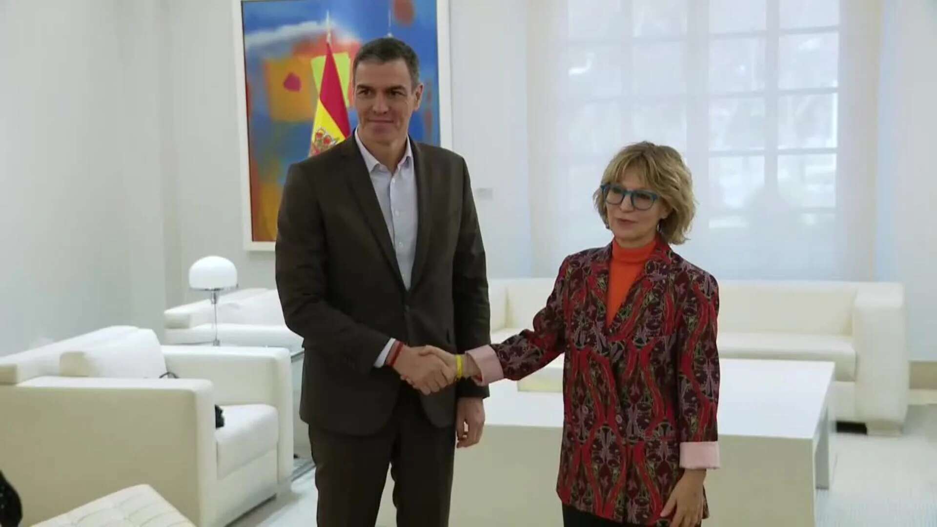 Sánchez se reúne con la secretaria general de Amnistía Internacional, Agnès Callamard