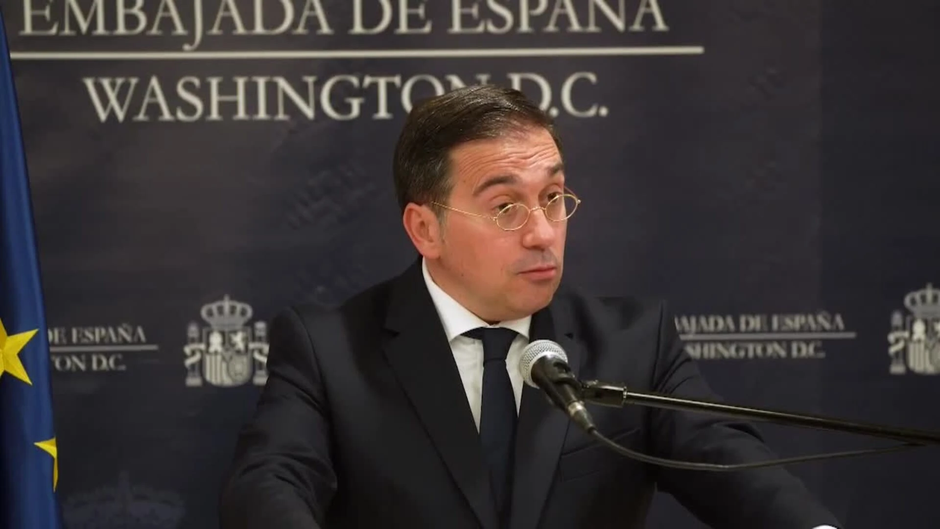 Blinken y Albares destacan la paz en Oriente Medio como objetivo común de EEUU y España