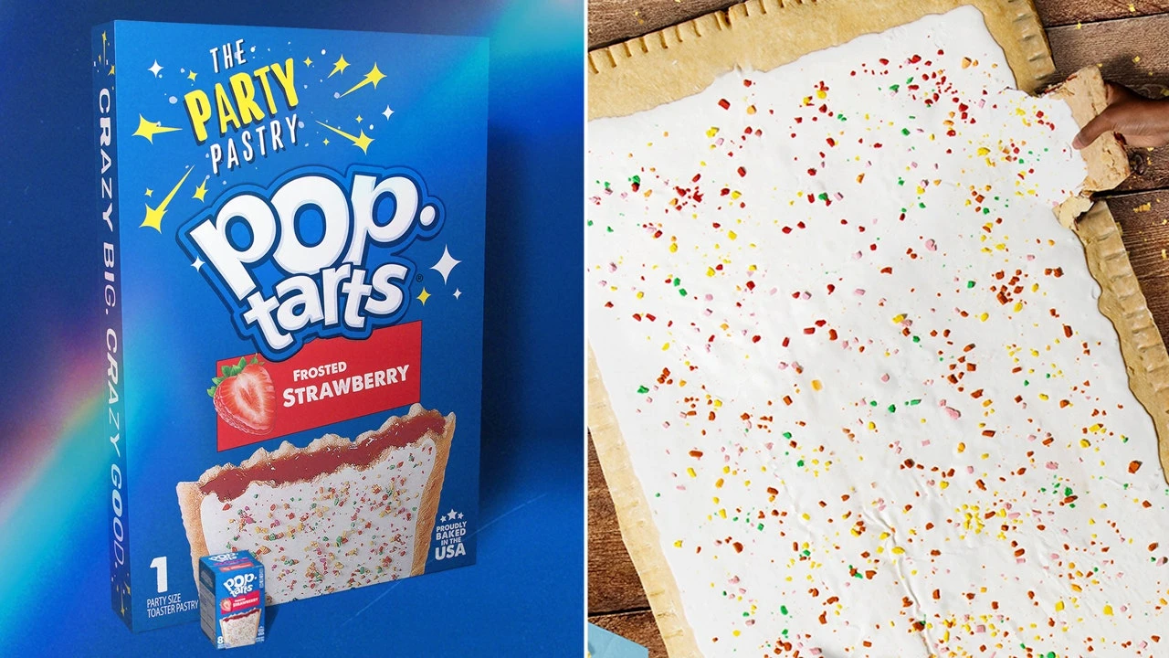 Pop-Tarts unveil giant, limited edition 'Party Pastry' in select cities