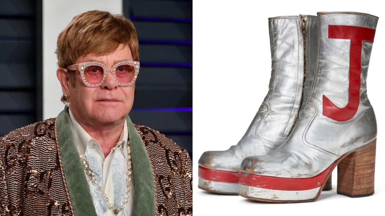 Elton John auction to feature singer's 70s platform boots, piano and more