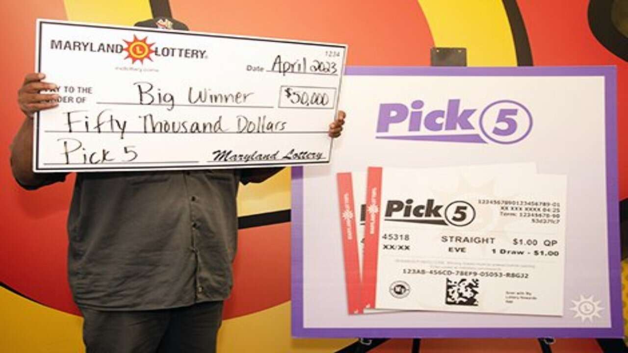 Maryland man wins huge lottery prize after playing the game for the first time