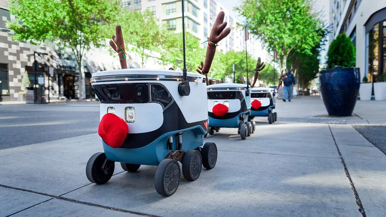 Uber's holiday offerings include robot reindeer deliveries, festive party buses: 'Go anywhere, get anything'