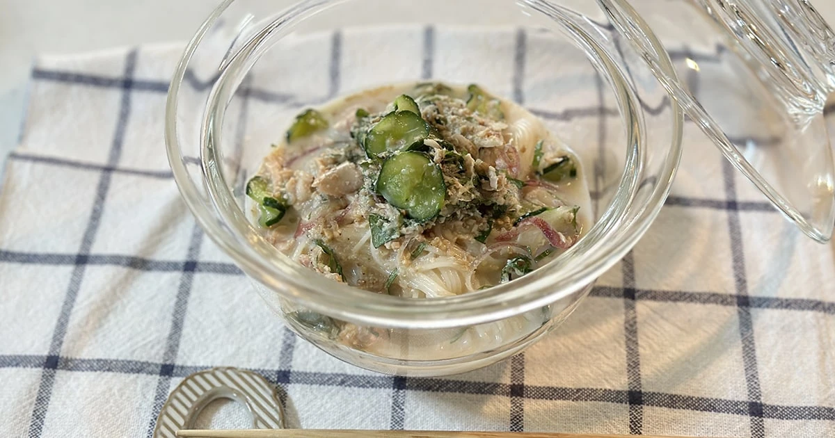 いつもの「そうめん」に飽きたときにおすすめの「汁まで飲める」アレンジメニュー