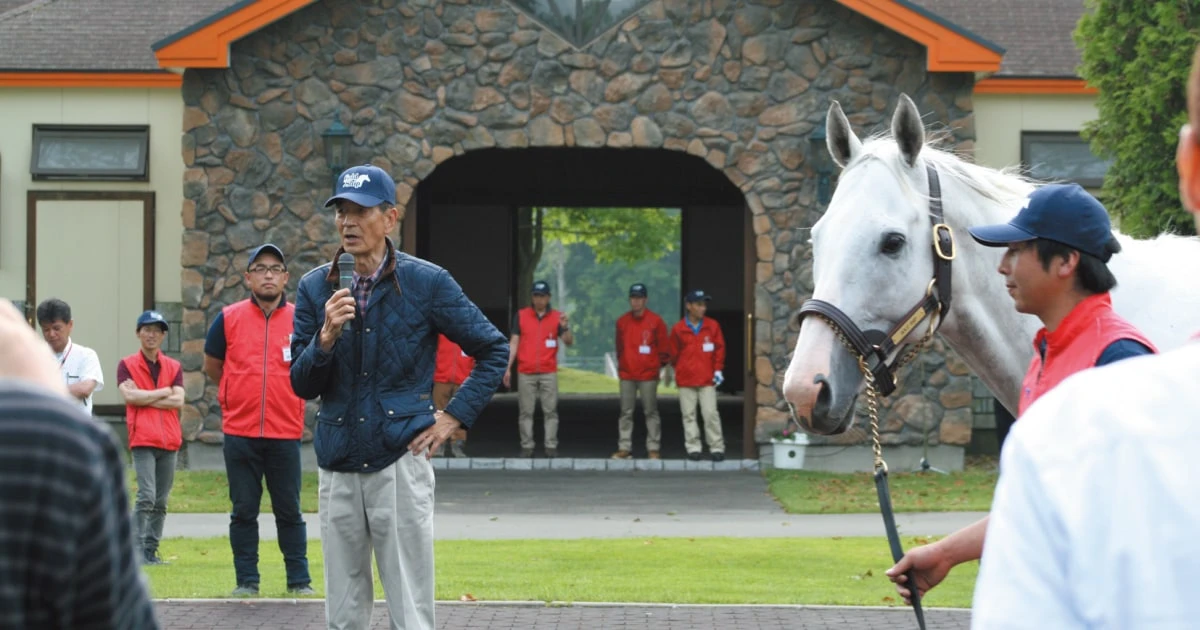 「ゴールドシップは日高で生まれた馬です」故・岡田繁幸総帥が言い放った”種牡馬獲得”の「口説き文句」…”社台に対抗するため”  総帥の熱意に応えたオーナーの「決断」
