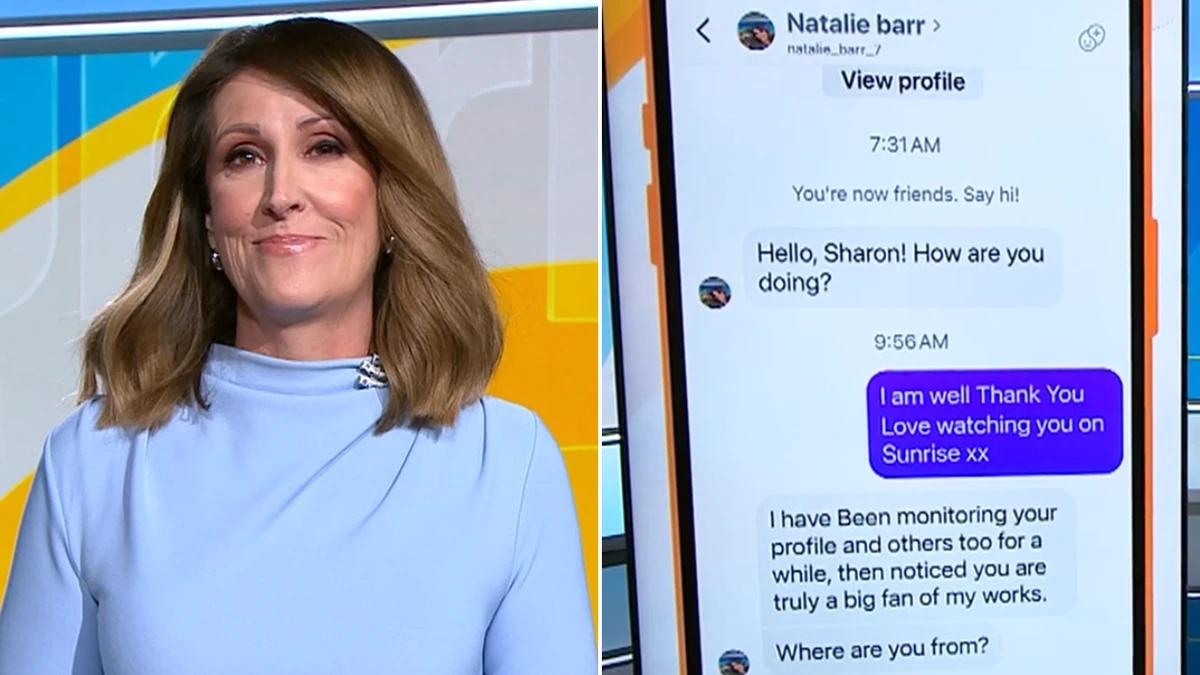 Sunrise host Nat Barr issues urgent warning as fans targeted