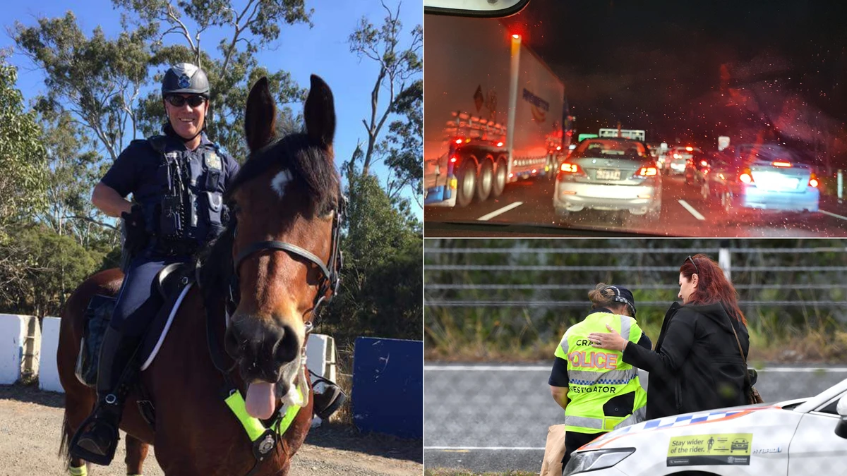 PICTURED: Police officer killed in ‘absolute tragedy’ on Brisbane highway