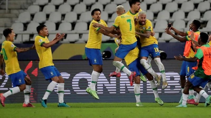 SoccerHosts Brazil earn controversial Copa win