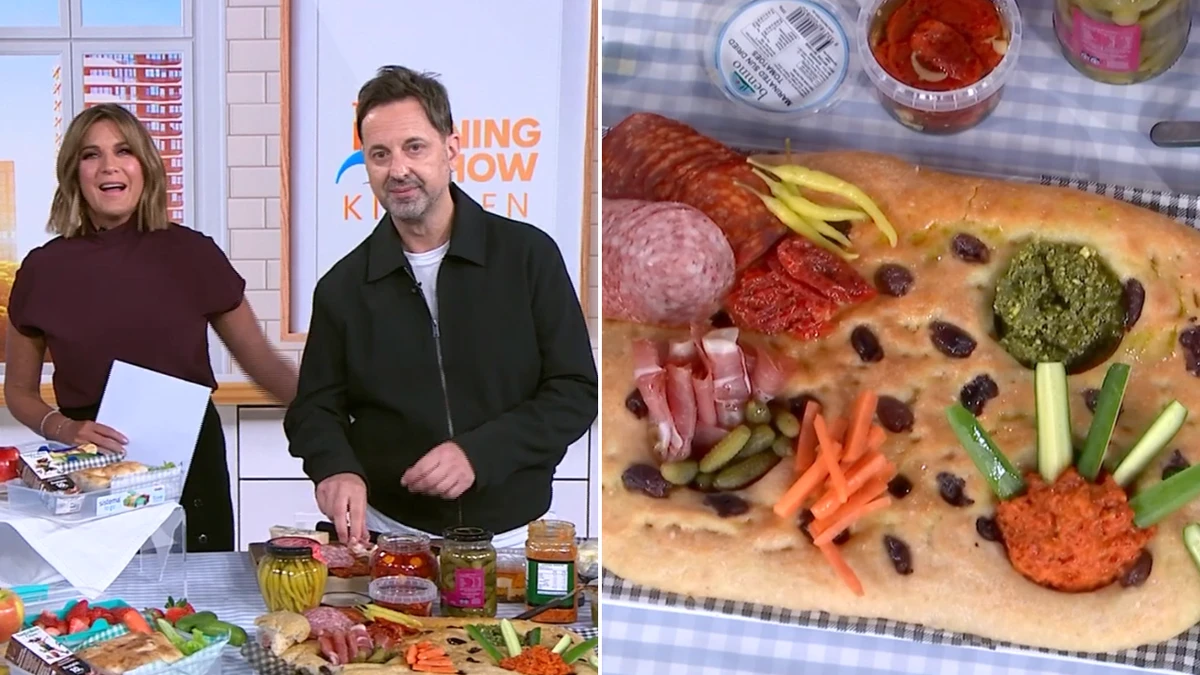 School Lunchbox Dad George Georgievski shares showstopping focaccia platter